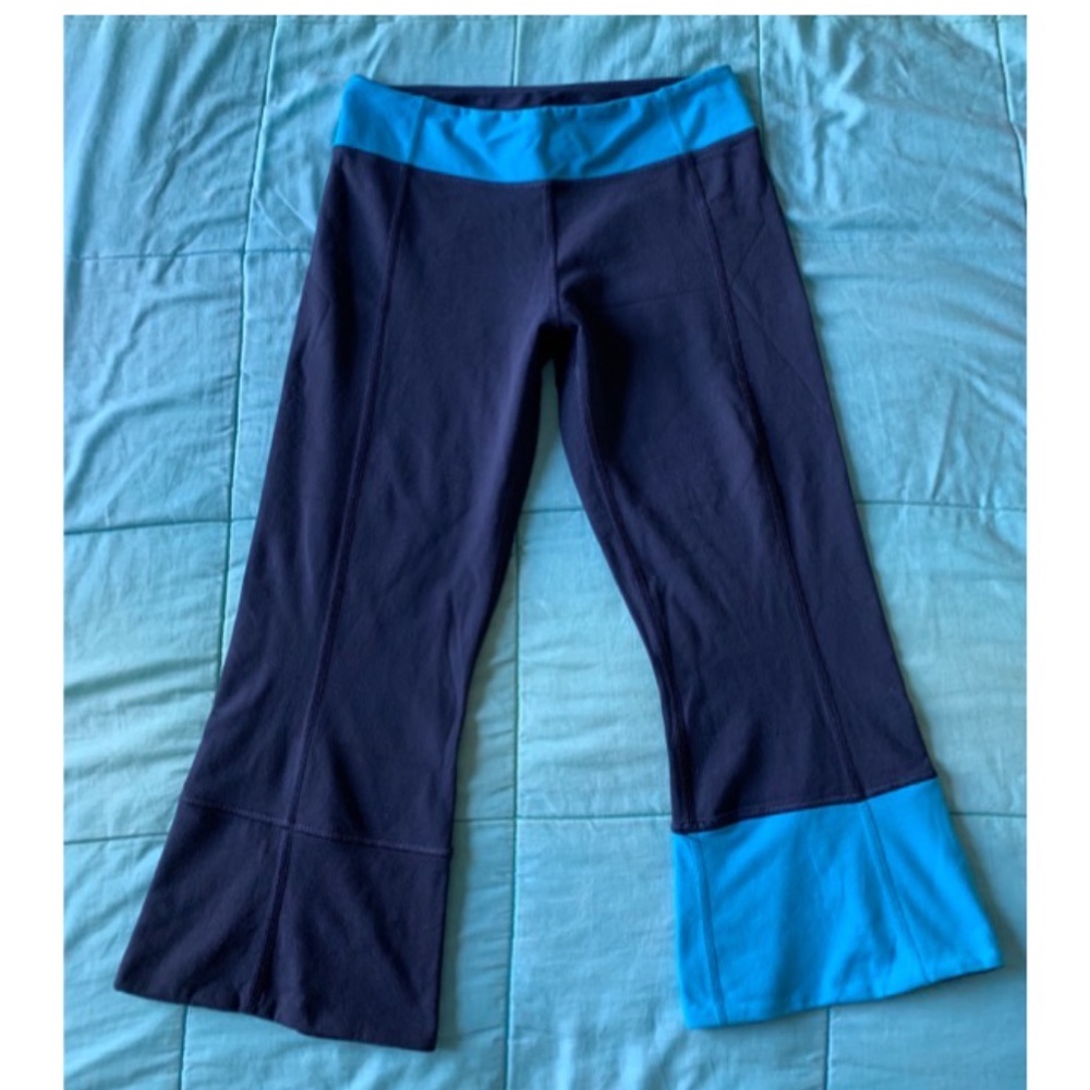 Blue Lululemon Capri